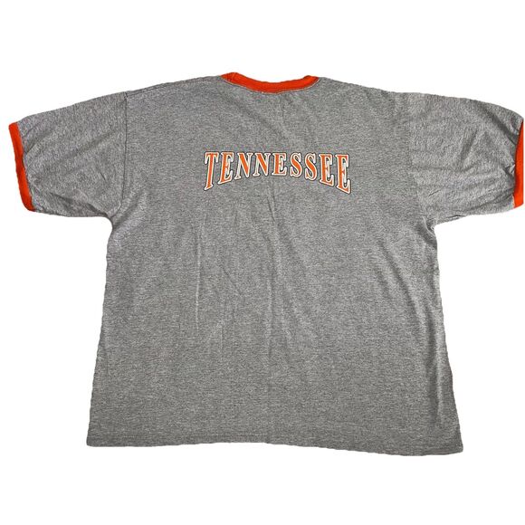 Vintage Tennessee Volunteers Mens XL Gray Orange T Shirt Short Sleeve - Picture 2 of 7